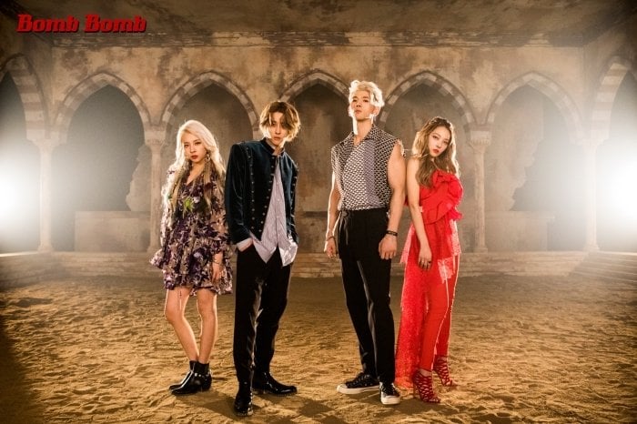 K.A.R.D. ''BOMB BOMB'' GRUP VE ÜYE KART POSTALLARI