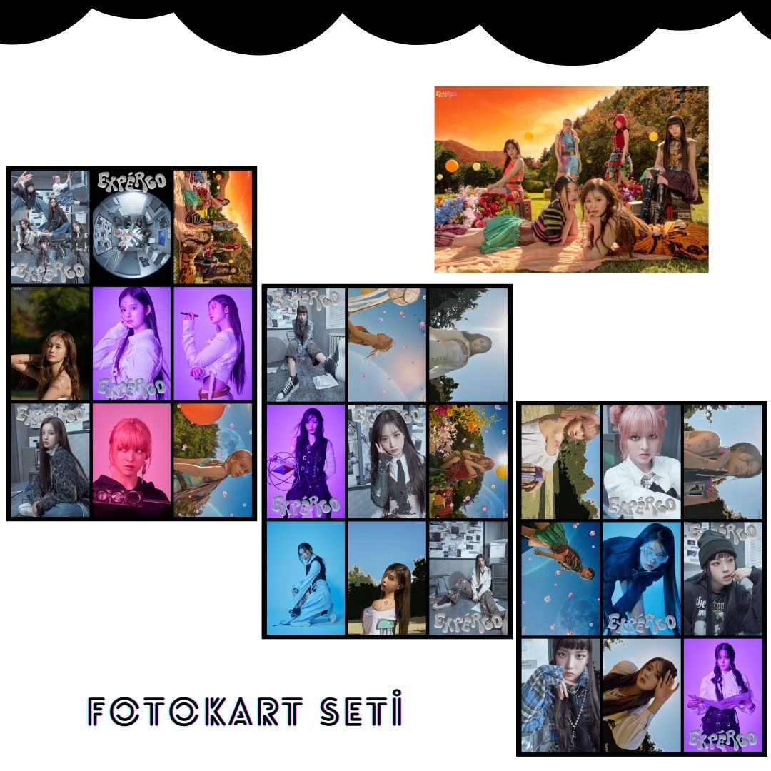 NMIXX '' Expergo '' Fotokart Seti