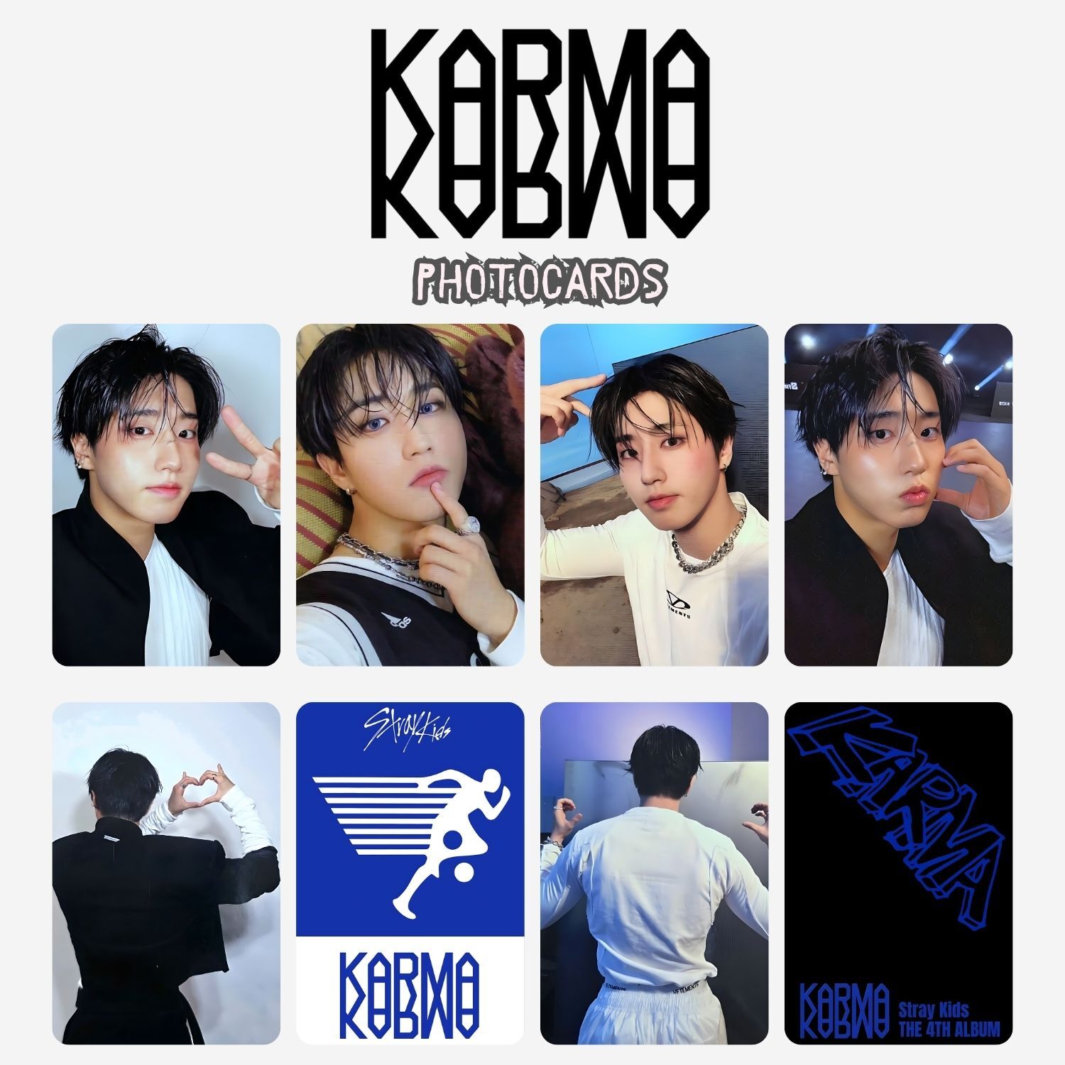 STRAY KIDS Han '' Karma '' Photocards Set