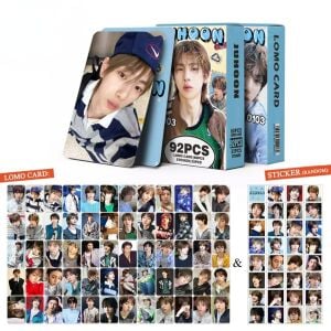 CORTIS '' Juhoon '' Çift Yön Baskılı Lomo Card Seti (60 Pcs)