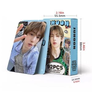 CORTIS '' Juhoon '' Çift Yön Baskılı Lomo Card Seti (60 Pcs)