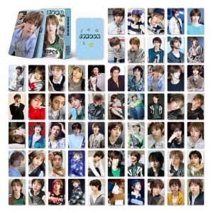 CORTIS '' Juhoon '' Çift Yön Baskılı Lomo Card Seti (60 Pcs)