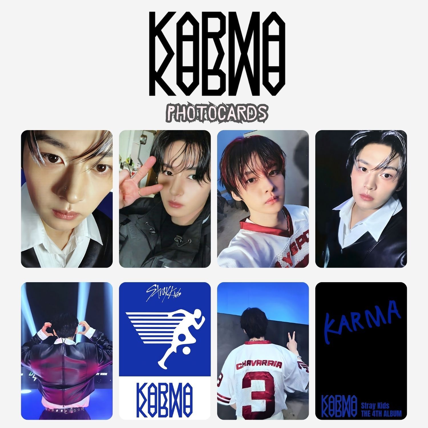 STRAY KIDS Lee Know  '' Karma '' Photocards Set