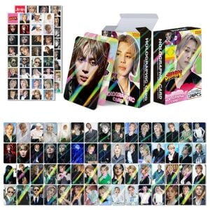 BTS '' Jimin '' Çift Yön Baskılı Hologralı / Lomo Card Seti (60 Pcs)