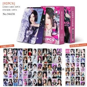 BABYMONSTER Asa '' Drip '' Çift Yön Baskılı Lomo Card Seti (60 Pcs)