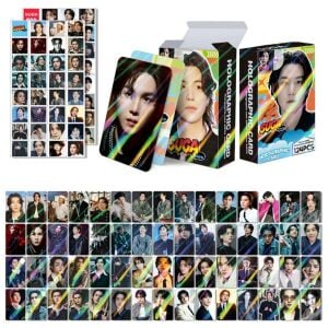 BTS '' Suga '' Çift Yön Baskılı Hologralı / Lomo Card Seti (60 Pcs)
