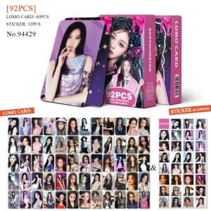 BABYMONSTER Pharita '' Drip '' Çift Yön Baskılı Lomo Card Seti (60 Pcs)