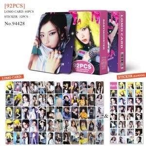 BABYMONSTER Ruka '' Drip '' Çift Yön Baskılı Lomo Card Seti (60 Pcs)