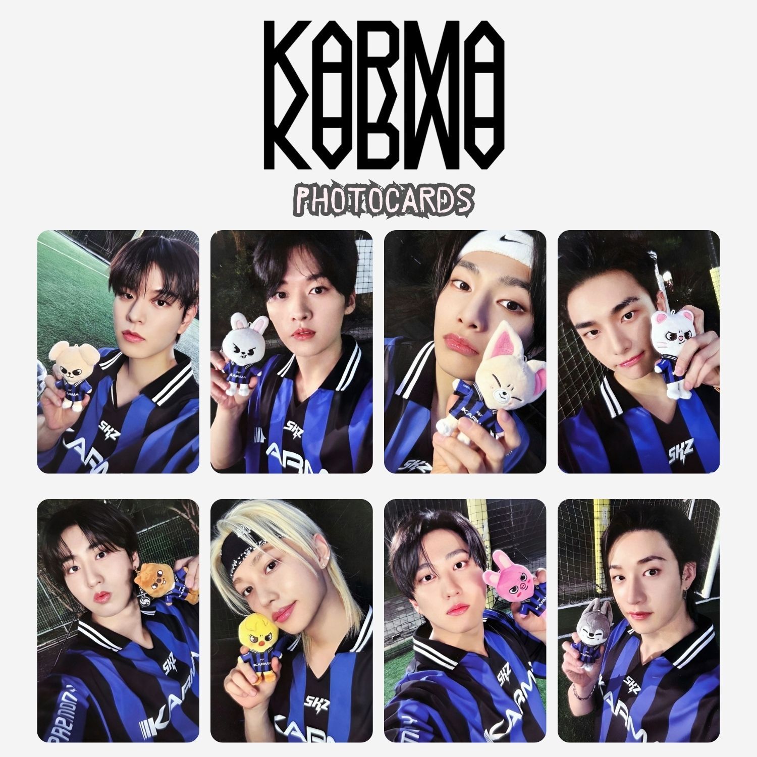 STRAY KIDS '' Karma '' Photocards Set POB 1