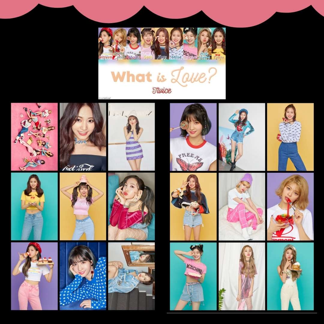 TWICE '' What is Love '' Fotokart Seti