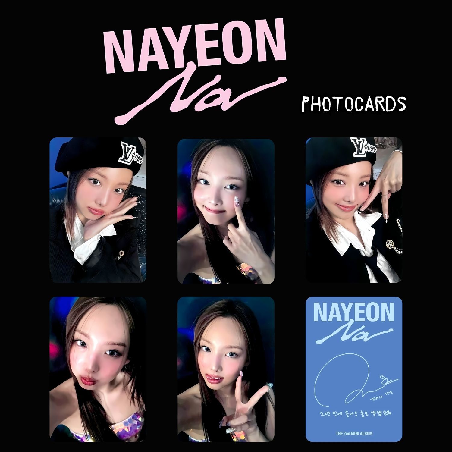 TWICE NAYEON '' NA '' Photocards Set -A-