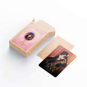 IU ''  The Golden Hour '' Çift Yön Baskılı Lomo Card Seti