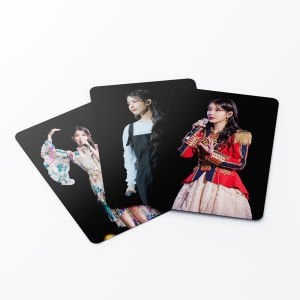 IU ''  The Golden Hour '' Çift Yön Baskılı Lomo Card Seti