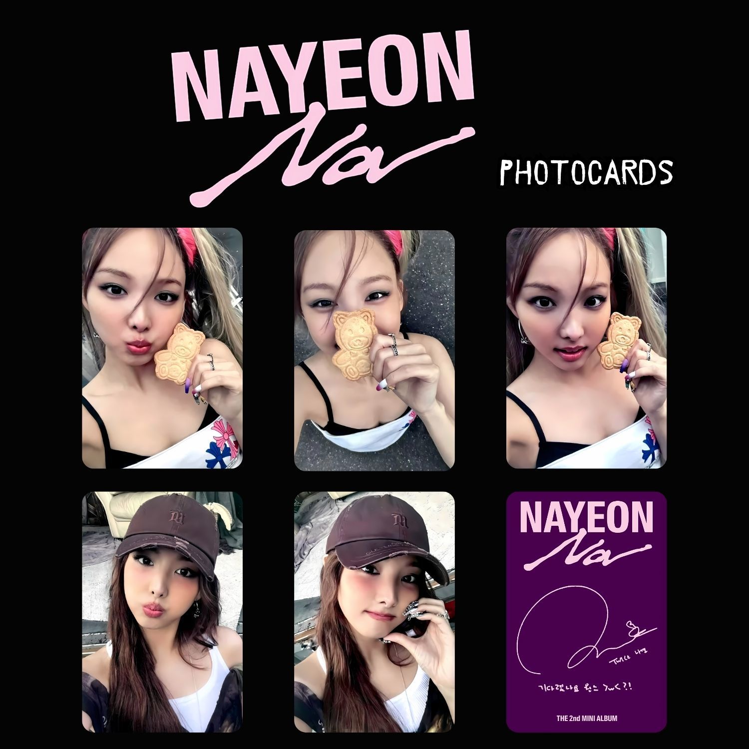 TWICE NAYEON '' NA '' Photocards Set -B-