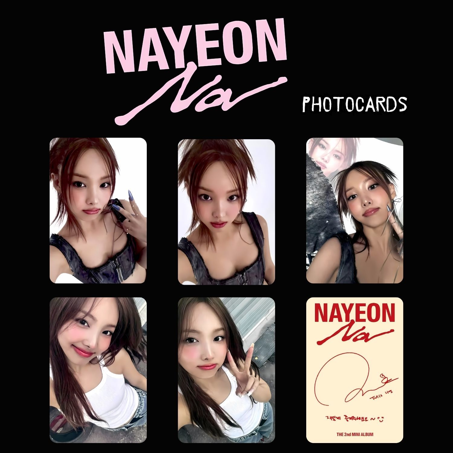 TWICE ナヨン NA トレカセット TWICE NAYEON '' NA '' Photocards Set -C-
