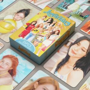 Hearts2hearts '' Lemon Tang '' Çift Yön Baskılı Lomo Card Seti (55 Pcs)