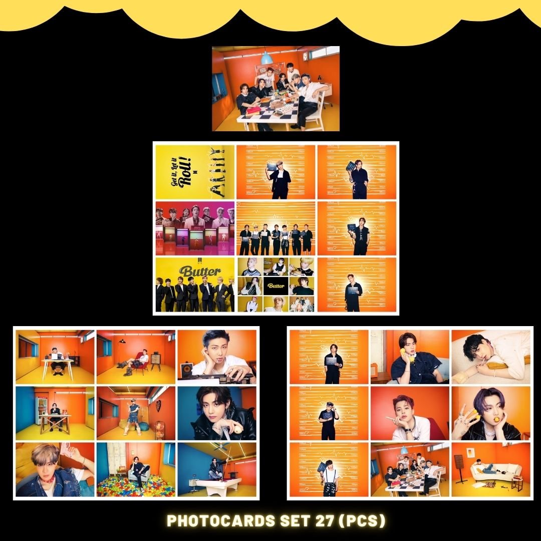 BTS '' Butter Album Concept'' Fotokart Seti