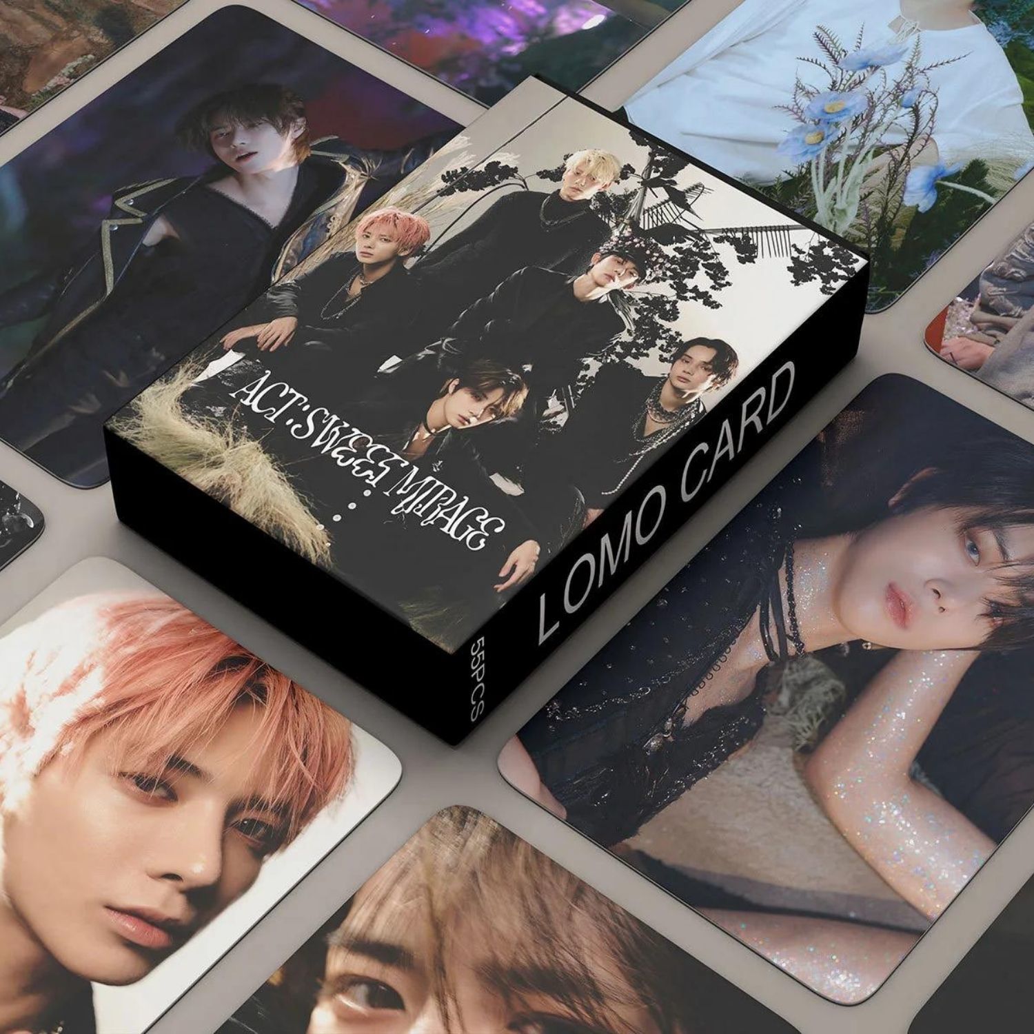 TXT '' ACT : Sweet Mirage '' Çift Yön Baskılı Lomo Card Seti
