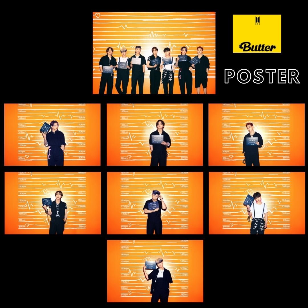 BTS '' Butter '' Poster SET 3
