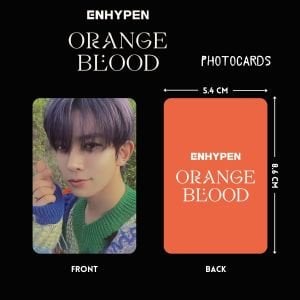 ENHYPEN HEESEUNG '' Orange Blood '' Photocards Set