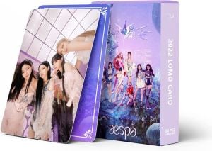 AESPA '' Savage '' Çift Yön Baskılı Lomo Card Seti