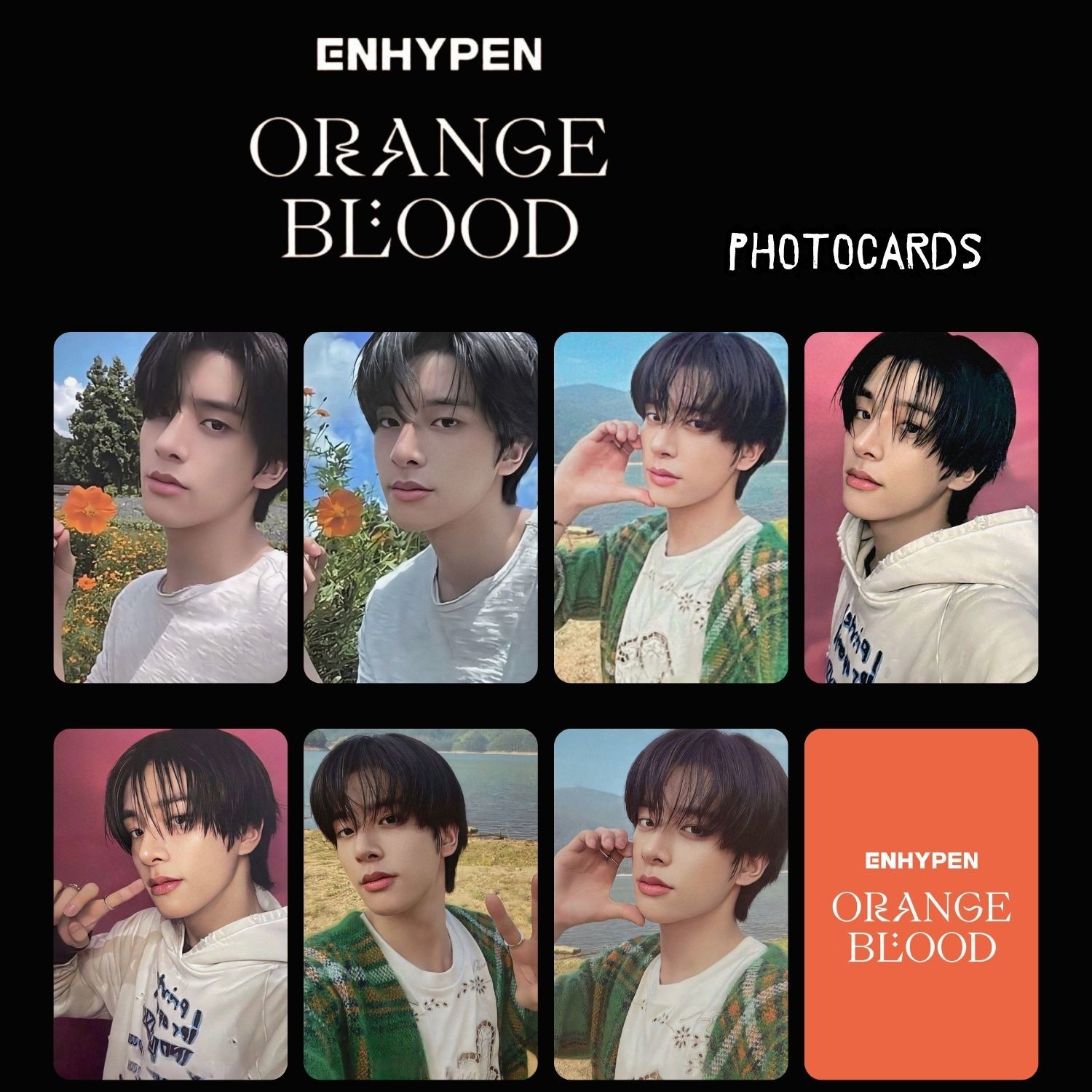 ENHYPEN JAKE '' Orange Blood '' Photocards Set