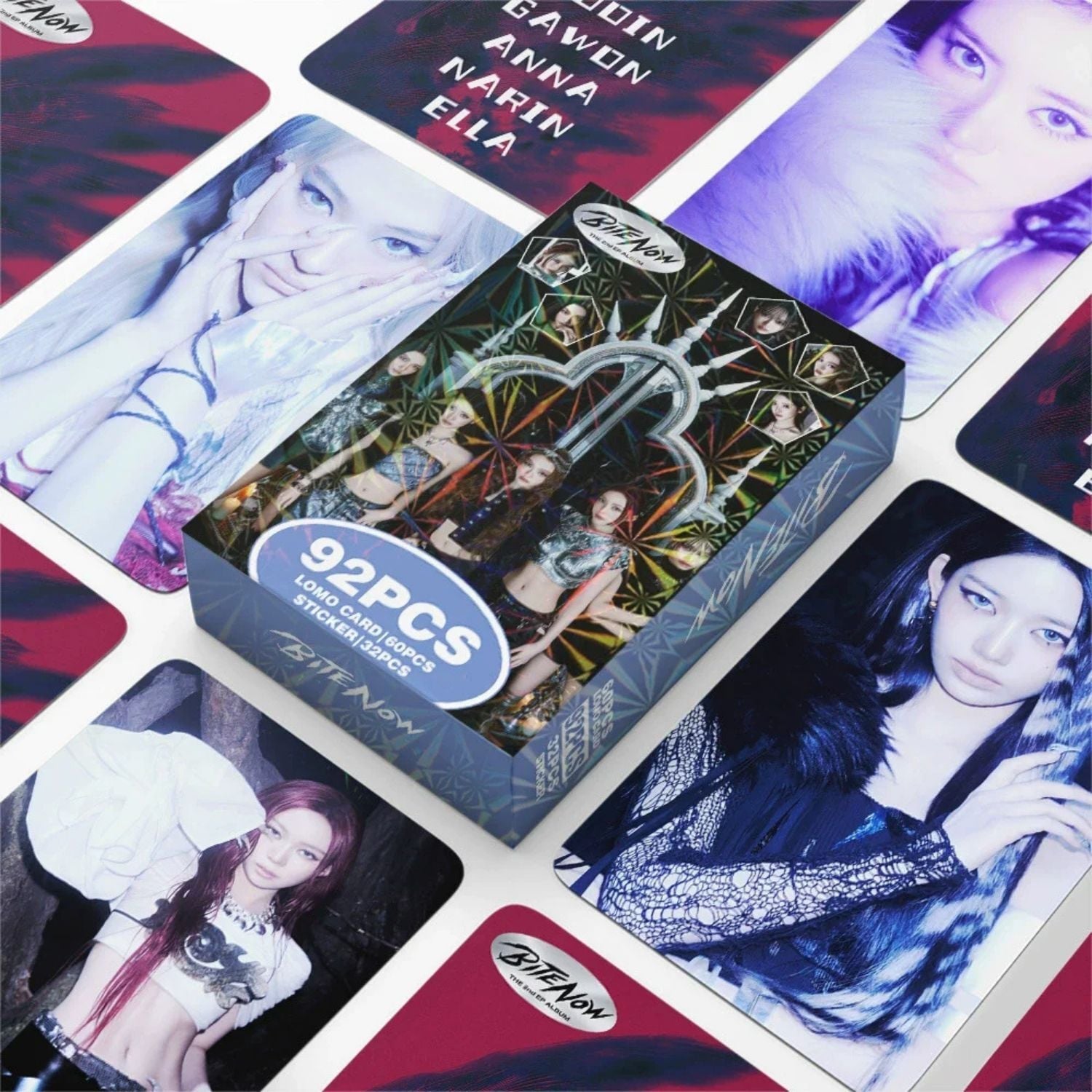 MEOVV '' Bite Now '' Çift Yön Baskılı Lomo Card Seti (60 Pcs)