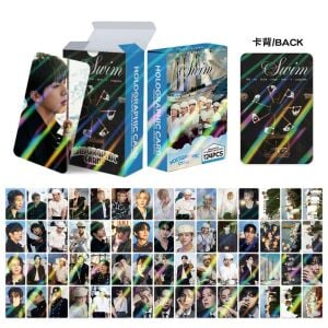 BTS Arrirang '' Swim '' Çift Yön Baskılı Lomo Card Seti (60 Pcs)