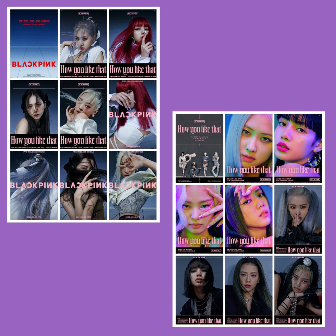 BLACKPINK ''How You Like That'' Fotokart Setleri TÜM SET