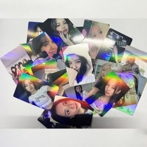 BLACKPINK '' 7th Anniversary ''  Çift Yön Baskılı Hologramlı Laser/Lomo Card Seti