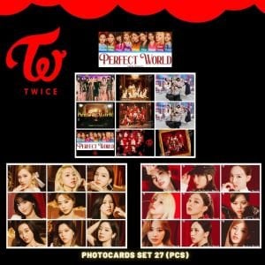 TWICE '' Perfect World '' Fotokart Seti
