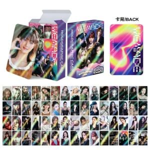 i-dle '' We Made '' Çift Yön Baskılı Hologramlı Lomo Card Seti (60 Pcs)