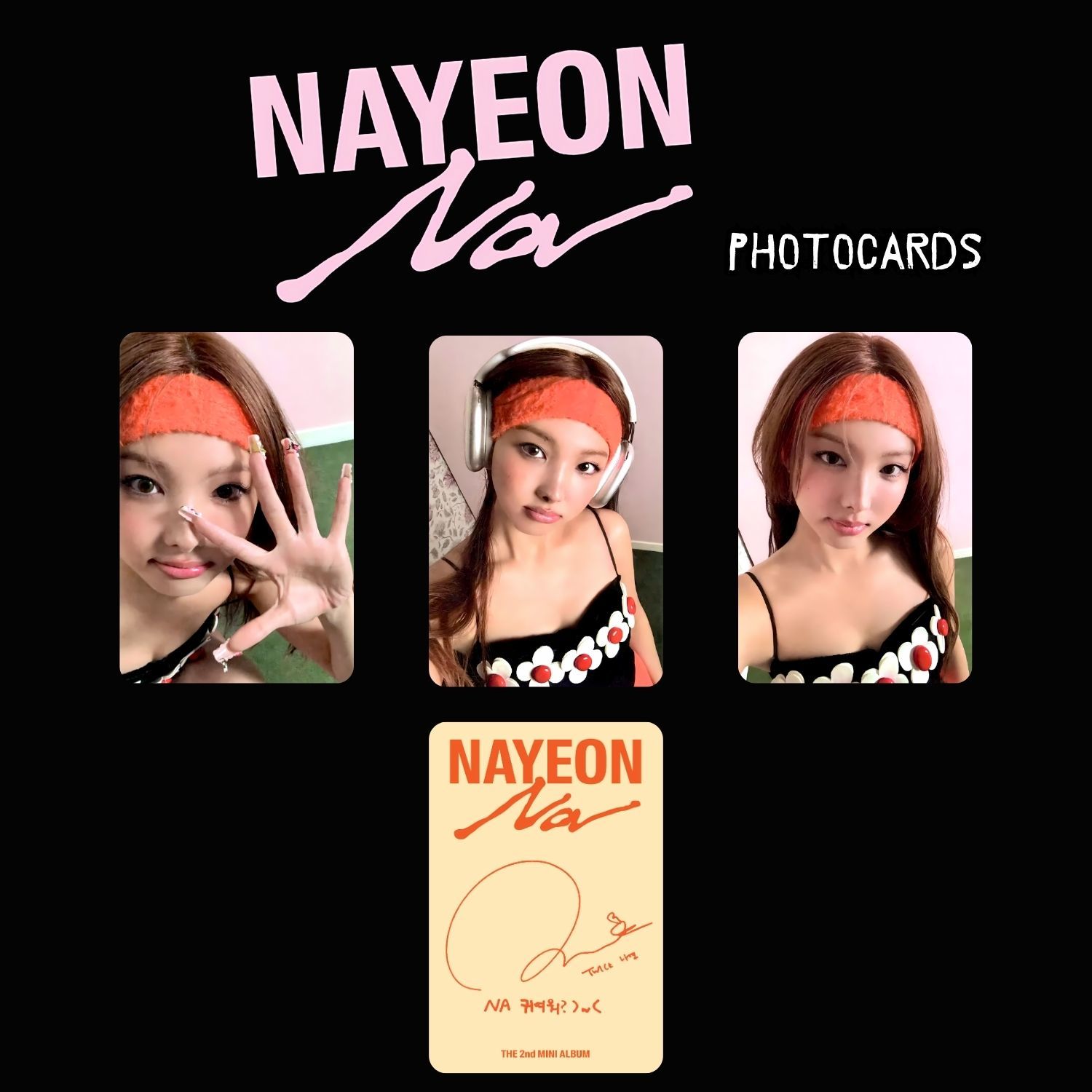 NAYEON K-POP トレーディングカード コレクション TWICE Nayeon '' IM Nayeon '' Albüm Kart Setii POP Ver: