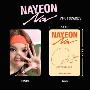 TWICE NAYEON '' NA '' Digipack ver. Photocards Set