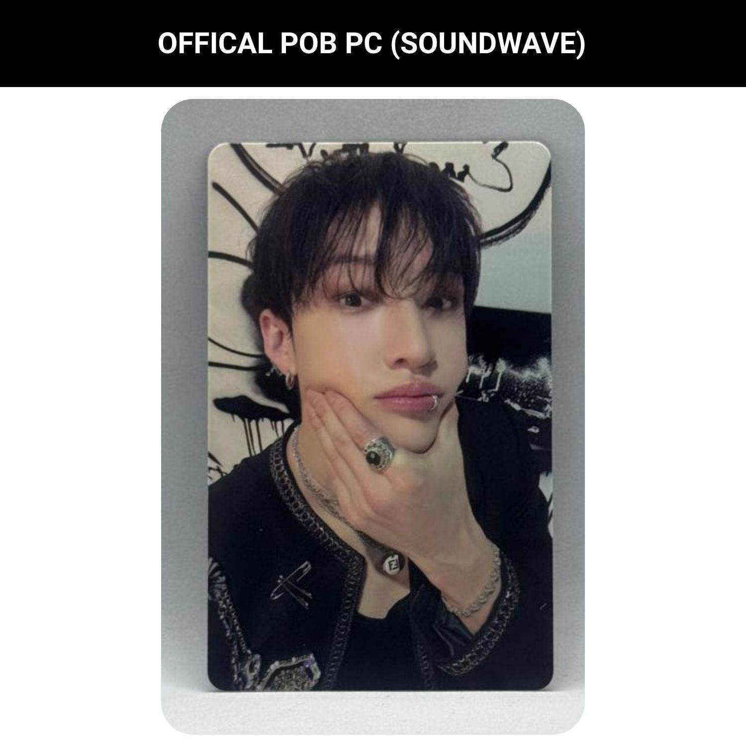STRAY KIDS Bangchan ''  World Tour DOMINATE SEOUL SOUNDWAVE Pop-Up Event '' Photocard