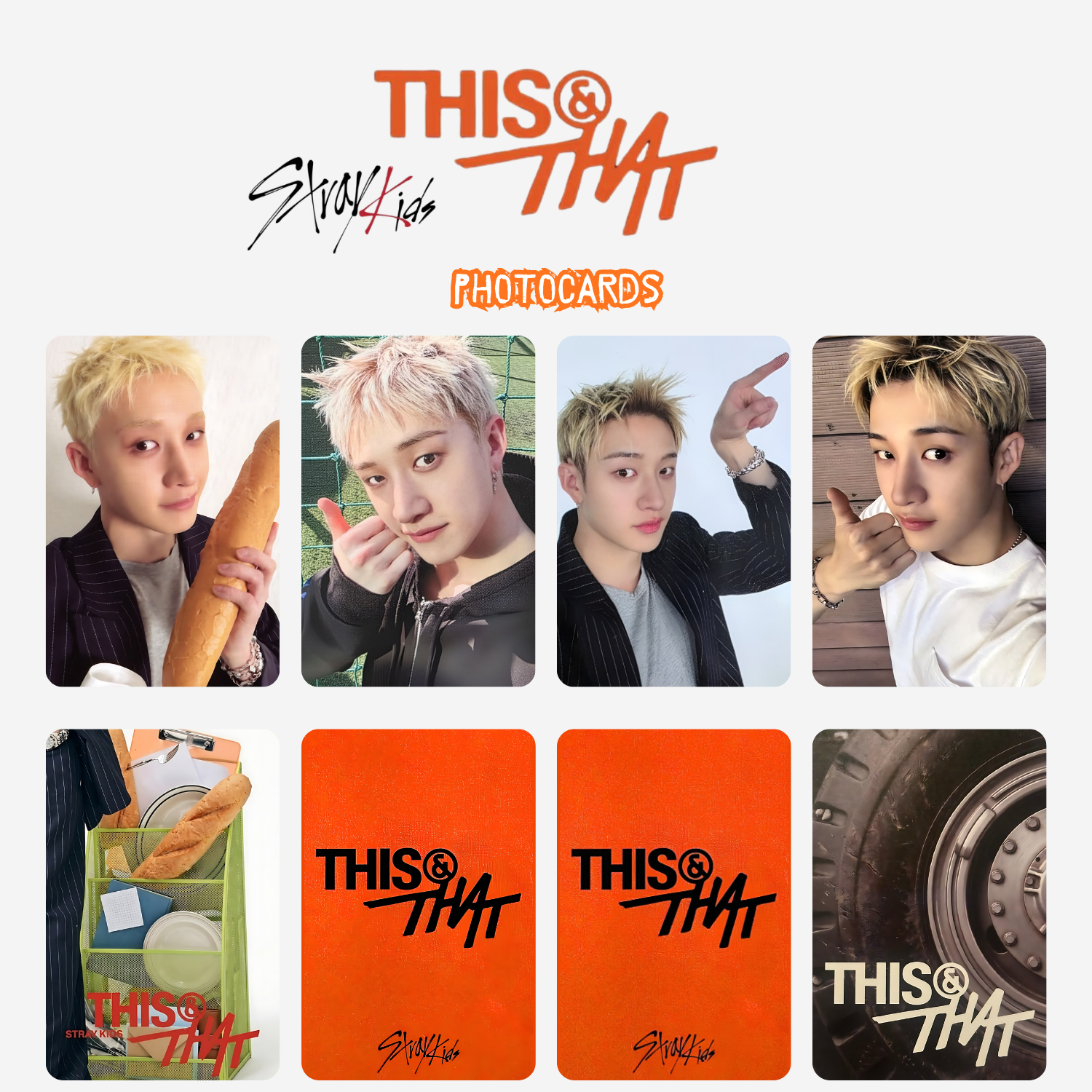 STRAY KIDS Bangchan '' This & That '' Photocards Set