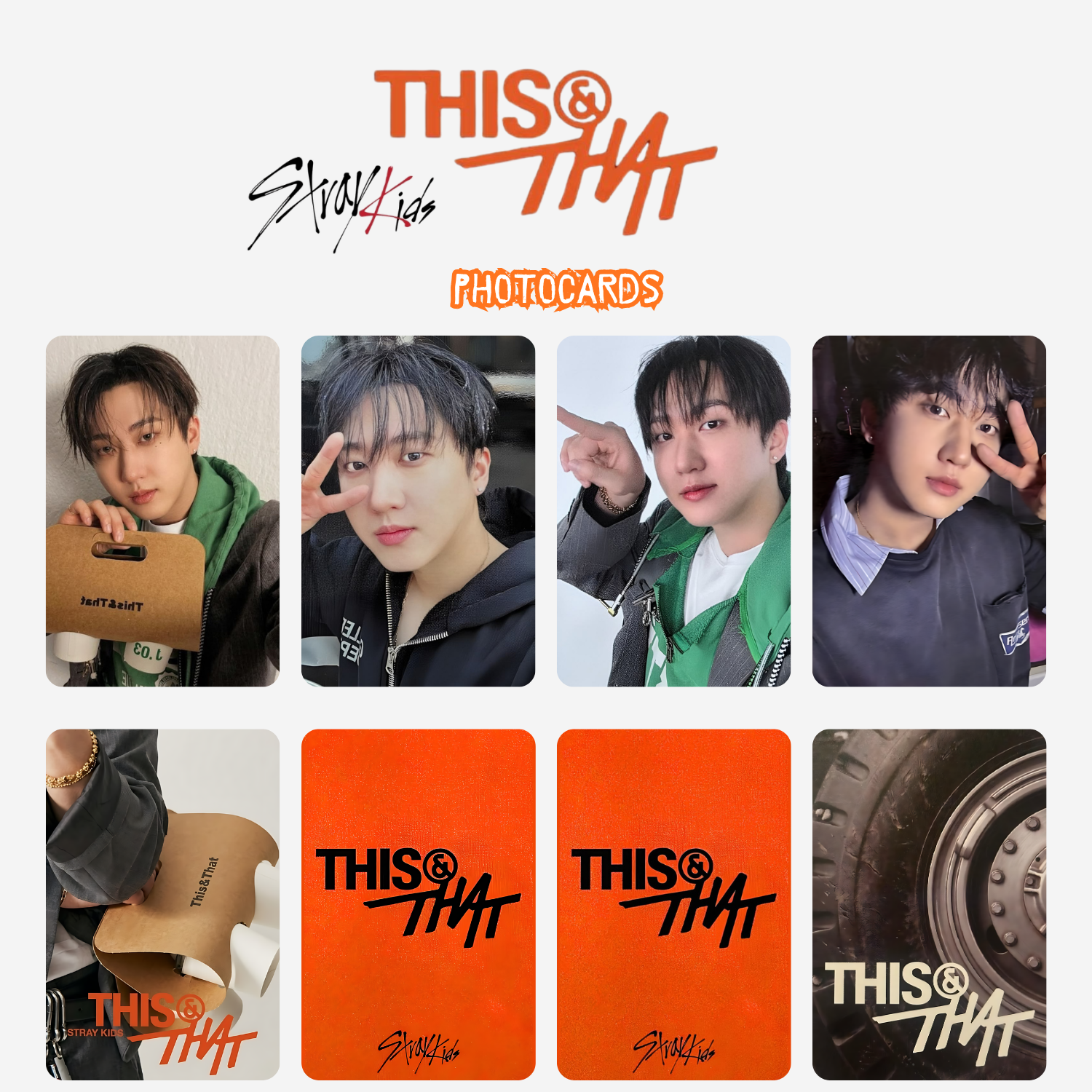 STRAY KIDS Changbin '' This & That '' Photocards Set