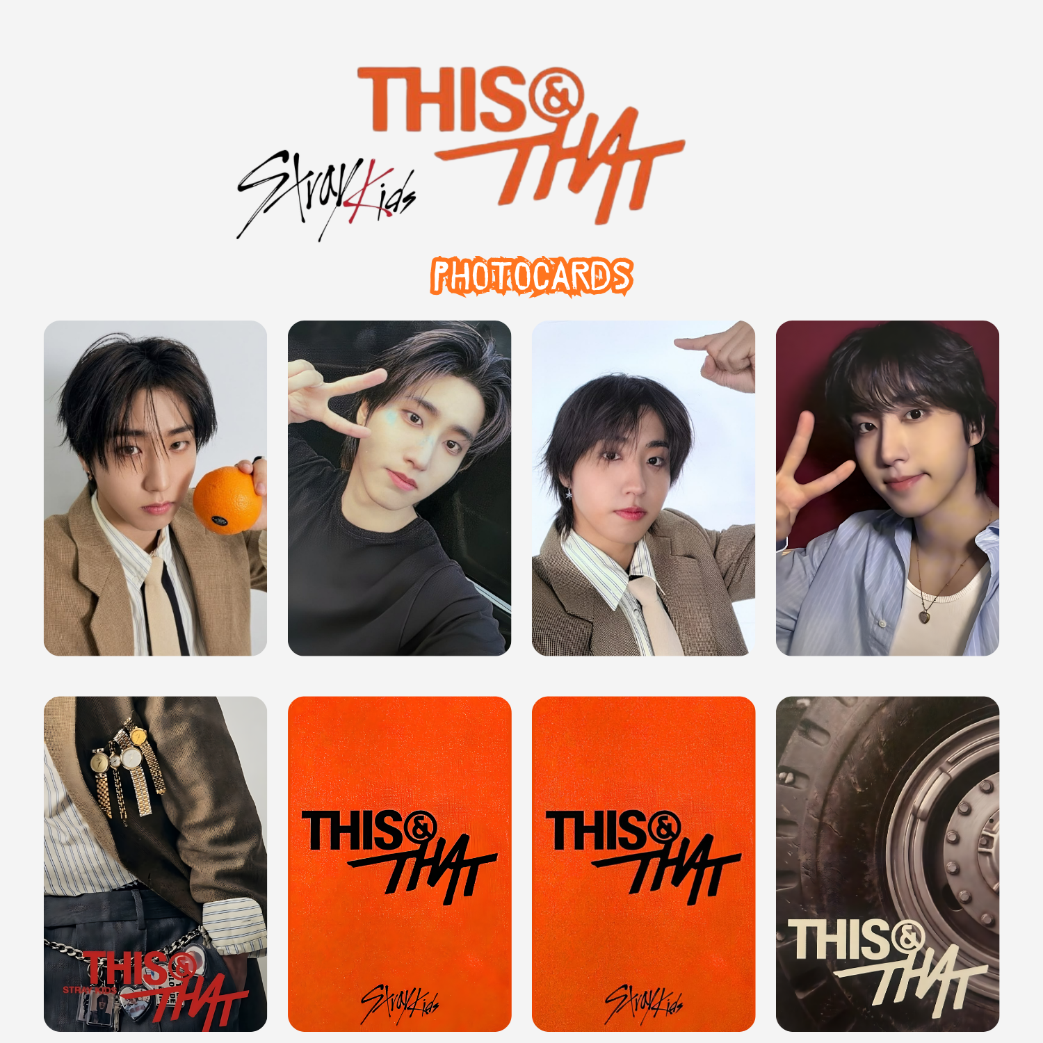 STRAY KIDS Han '' This & That '' Photocards Set