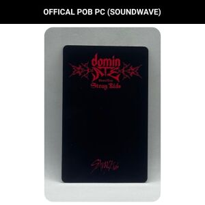 STRAY KIDS Seungmin '' World Tour DOMINATE SEOUL SOUNDWAVE Pop-Up Event '' Photocard