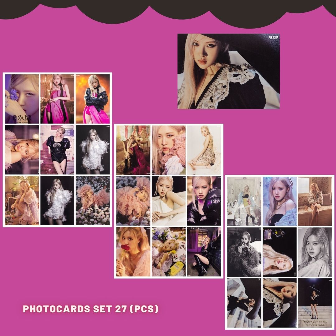 BLACKPINK '' ROSÉ -R- Special Edition Photobook '' Fotokart Seti