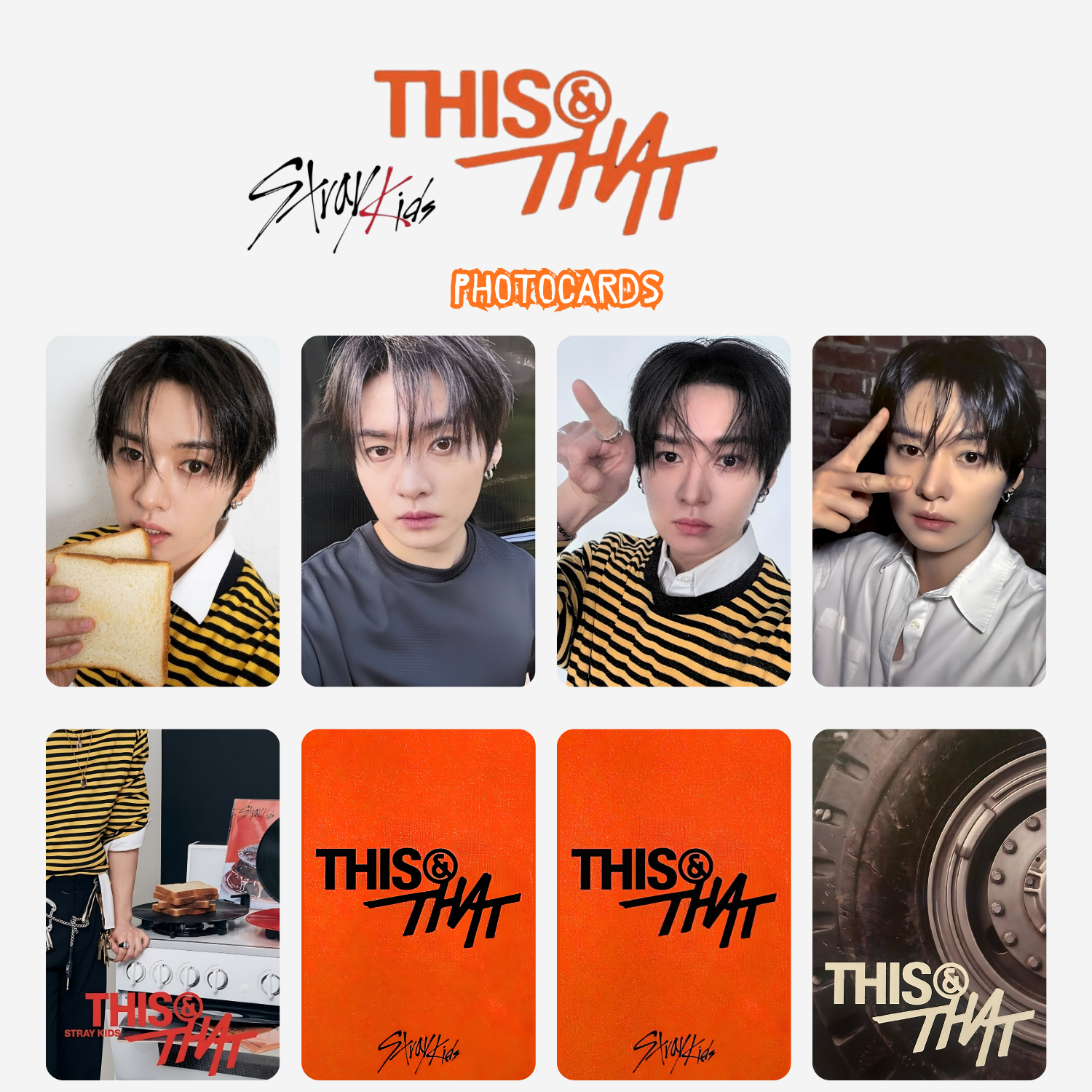 STRAY KIDS Lee Know '' This & That '' Photocards Set