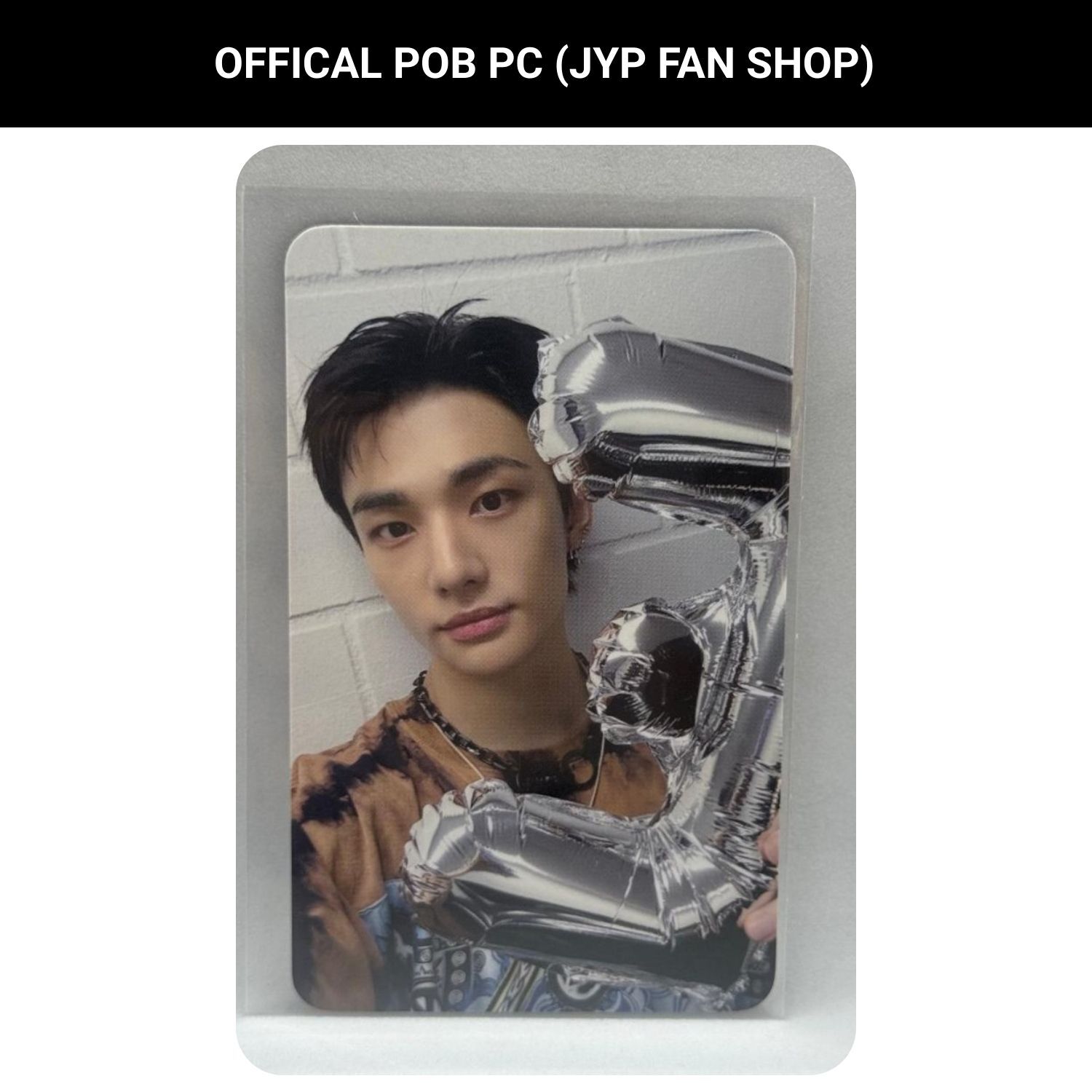 STRAY KIDS Hyunjin '' Karma '' JYP FAN SHOP POB Photocard