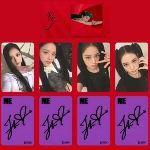 BLACKPINK Jisoo '' ME '' Black 2 Albüm Kart Seti