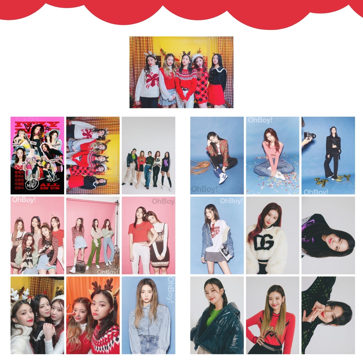 ITZY  '' Insta '' Fotokart Seti 1