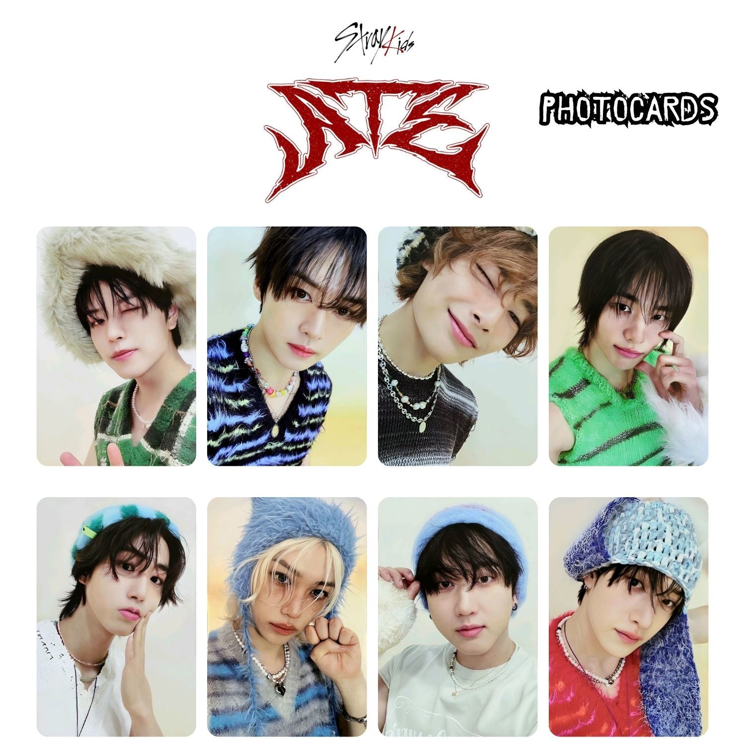 STRAY KIDS '' ATE '' Photocards Set - Boom Ver.