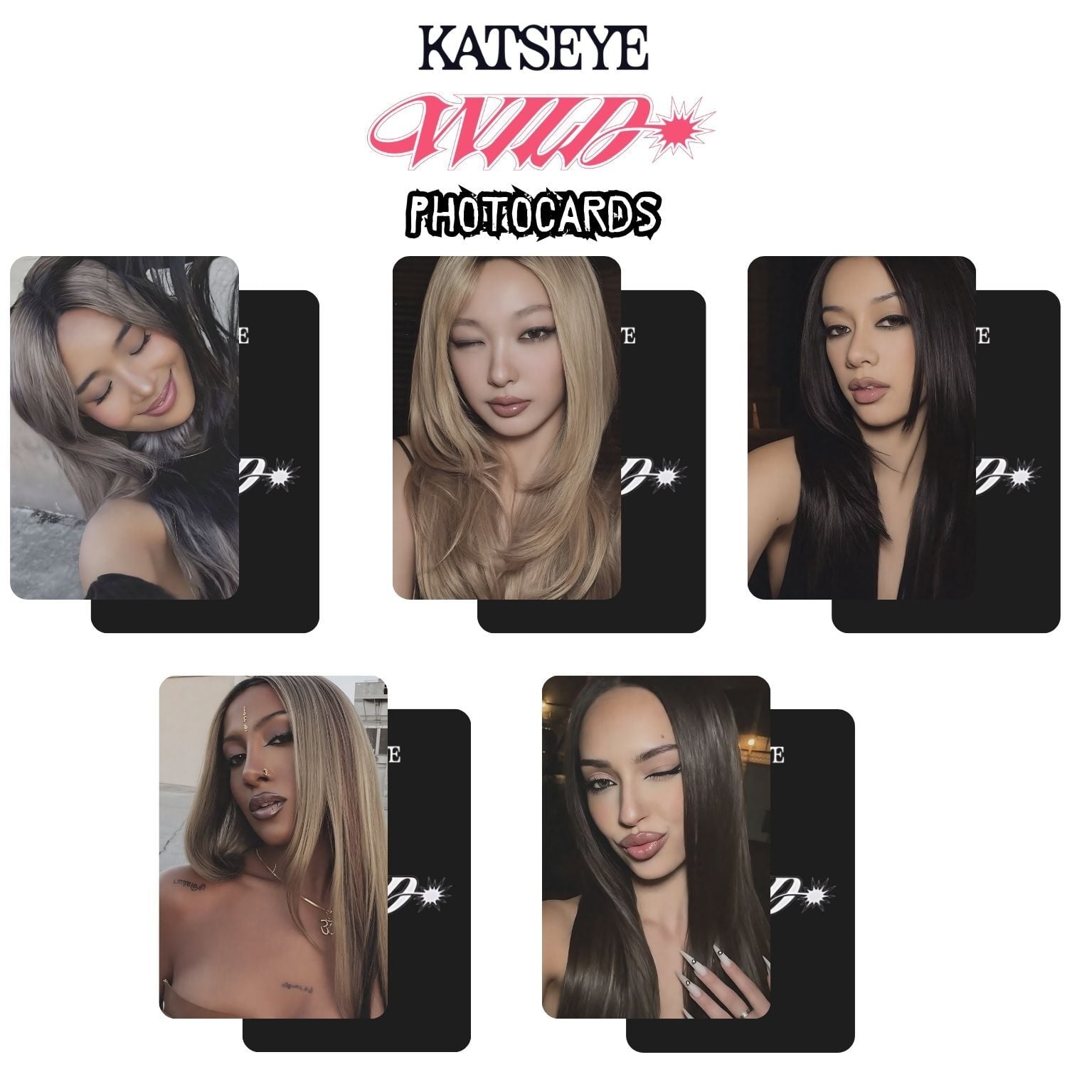KATSEYE '' Wild '' Photocards Set POB1