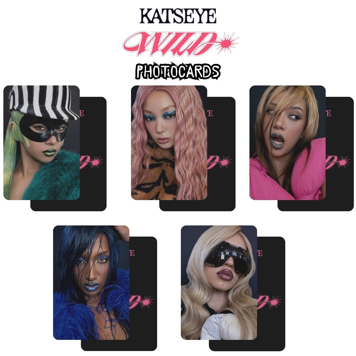 KATSEYE '' Wild '' Photocards Set POB2