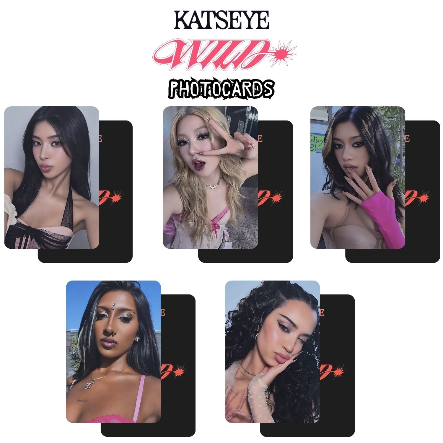 KATSEYE '' Wild '' Photocards Set POB3