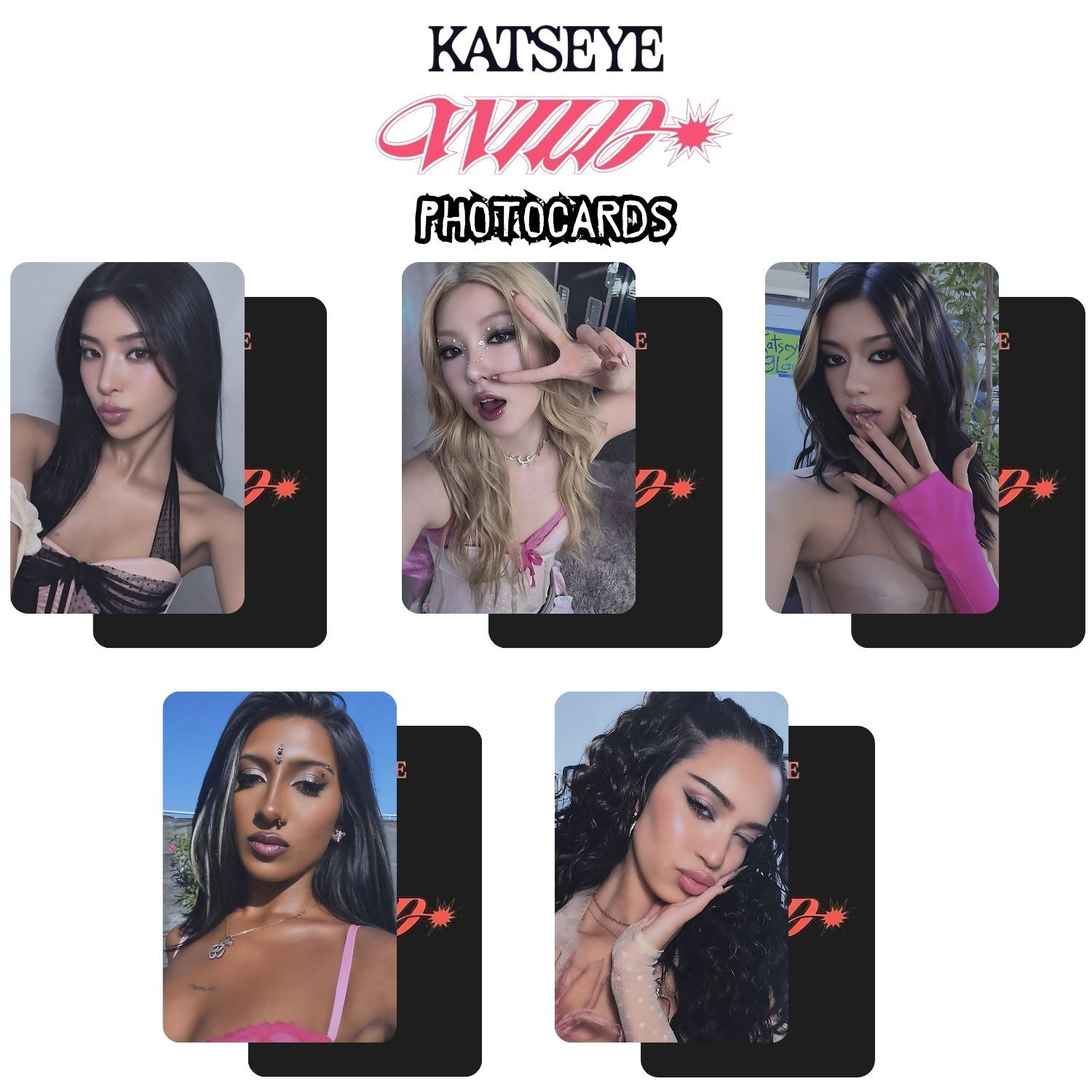 KATSEYE '' Wild '' Photocards Set POB3