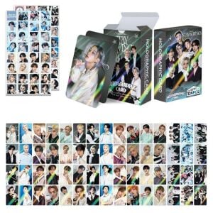 STRAY KIDS '' Stay With Your Wings '' Çift Yön Baskılı Hologramlı Lomo Card Seti (60 Pcs)